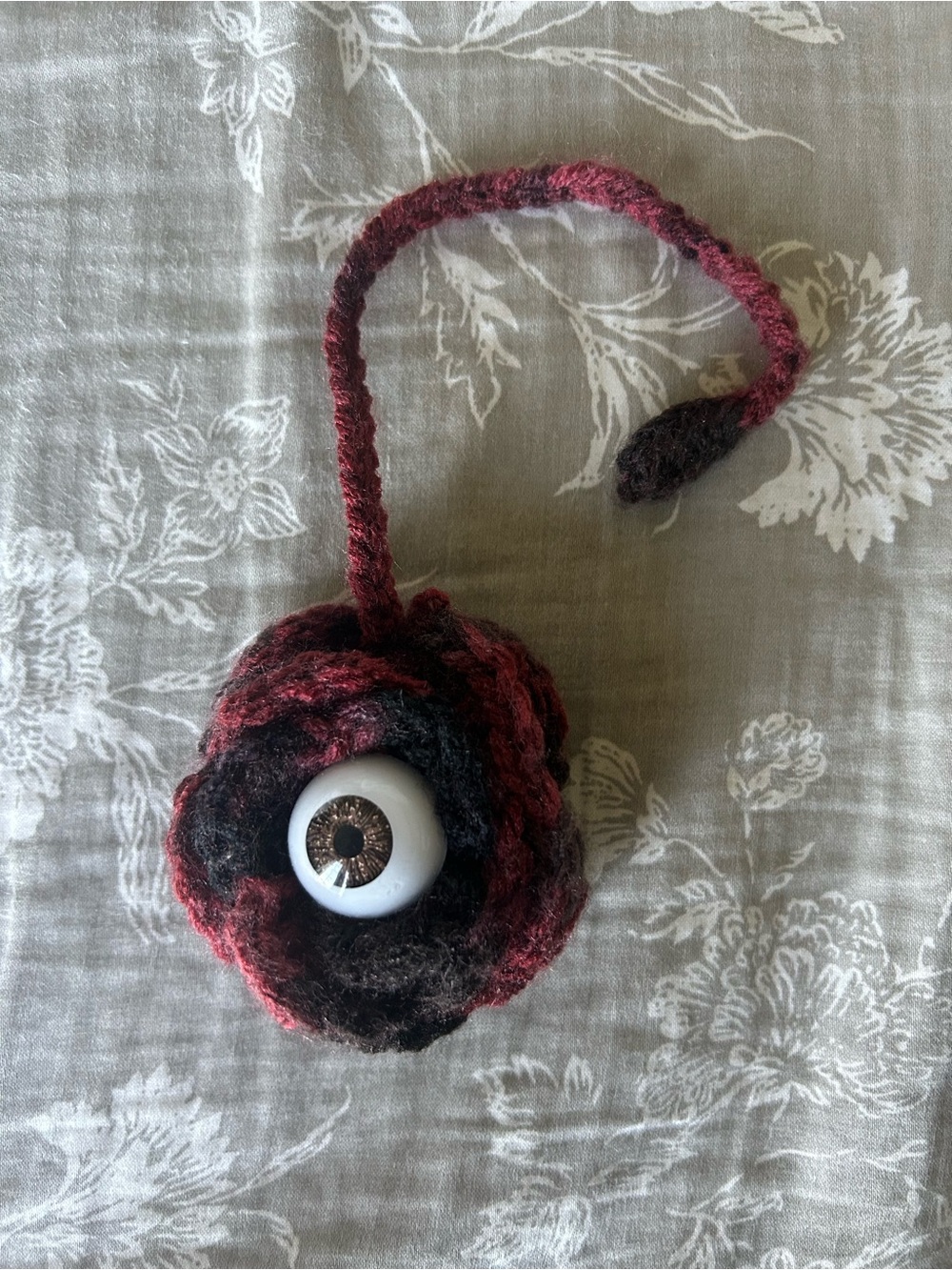 Handmade Crochet Eyeball Bookmark